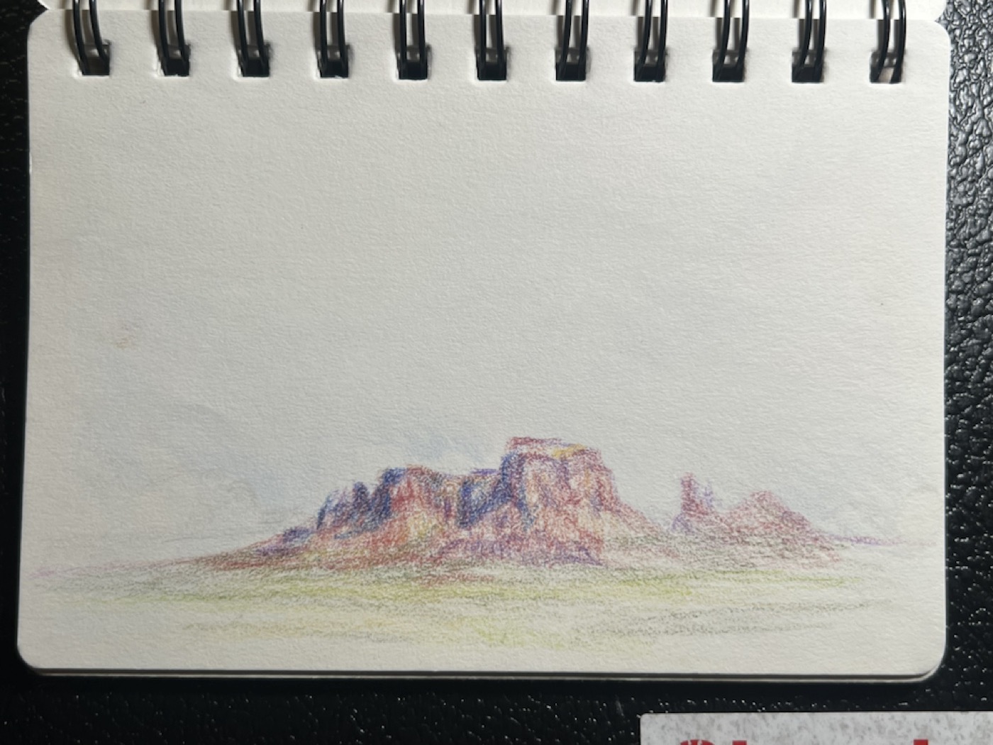 Distant Pink Ridge